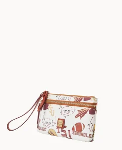 Dooney & Bourke Grab and Go | Wristlets^Collegiate Florida State Double Zip Wristlet