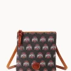 Dooney & Bourke Game Day Ready | Printed Fabric^Collegiate University Small North South Top Zip Crossbody