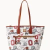 Dooney & Bourke Game Day Ready | Printed Fabric^Collegiate University Tote