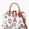 Dooney & Bourke Game Day Ready | Printed Fabric^Collegiate University Zip Zip Satchel