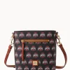 Dooney & Bourke Game Day Ready | Printed Fabric^Collegiate University Small Zip Crossbody