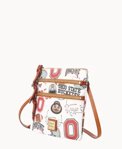Dooney & Bourke Game Day Ready | Printed Fabric^Collegiate University N S Triple Zip Crossbody
