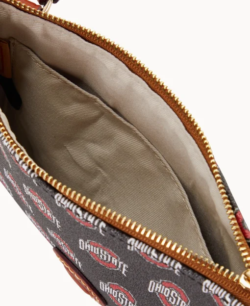 Dooney & Bourke Game Day Ready | Printed Fabric^Collegiate University Top Zip Crossbody