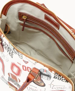 Dooney & Bourke Game Day Ready | Printed Fabric^Collegiate University Zip Zip Satchel