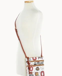 Dooney & Bourke Game Day Ready | Printed Fabric^Collegiate University N S Triple Zip Crossbody