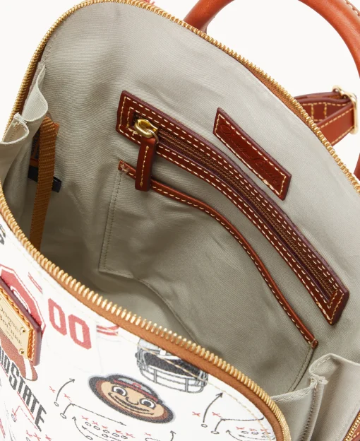 Dooney & Bourke Game Day Ready | Printed Fabric^Collegiate University Zip Pod Backpack