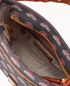 Dooney & Bourke Game Day Ready | Printed Fabric^Collegiate University Small Zip Crossbody