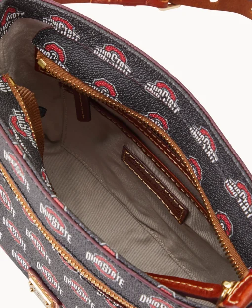 Dooney & Bourke Game Day Ready | Printed Fabric^Collegiate University Small Zip Crossbody