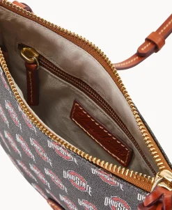 Dooney & Bourke Game Day Ready | Printed Fabric^Collegiate University North South Top Zip Crossbody