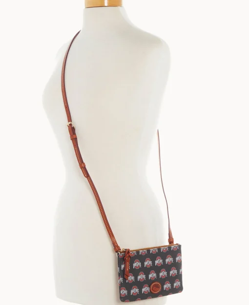 Dooney & Bourke Game Day Ready | Printed Fabric^Collegiate University Top Zip Crossbody