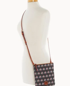 Dooney & Bourke Game Day Ready | Printed Fabric^Collegiate University North South Top Zip Crossbody