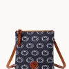 Dooney & Bourke Game Day Ready | Printed Fabric^Collegiate University Small North South Top Zip Crossbody