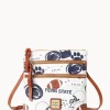 Dooney & Bourke Game Day Ready | Printed Fabric^Collegiate University N S Triple Zip Crossbody