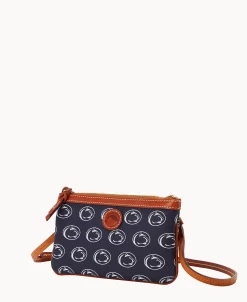 Dooney & Bourke Game Day Ready | Printed Fabric^Collegiate University Large Slim Crossbody