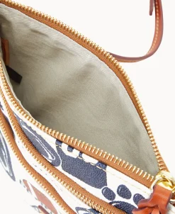 Dooney & Bourke Game Day Ready | Printed Fabric^Collegiate University N S Triple Zip Crossbody