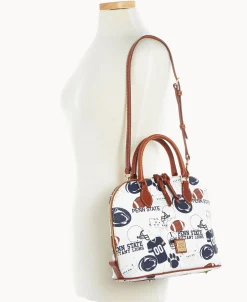 Dooney & Bourke Game Day Ready | Printed Fabric^Collegiate University Zip Zip Satchel
