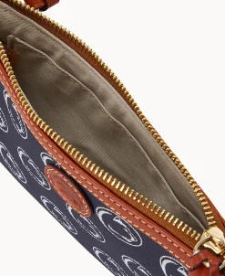 Dooney & Bourke Game Day Ready | Printed Fabric^Collegiate University Large Slim Crossbody