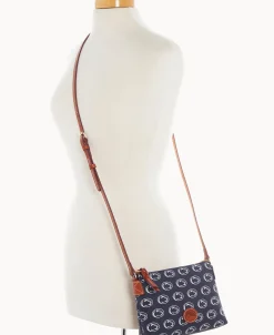 Dooney & Bourke Game Day Ready | Printed Fabric^Collegiate University Crossbody Pouchette