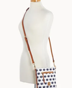 Dooney & Bourke Game Day Ready | Printed Fabric^Collegiate University Small Zip Crossbody