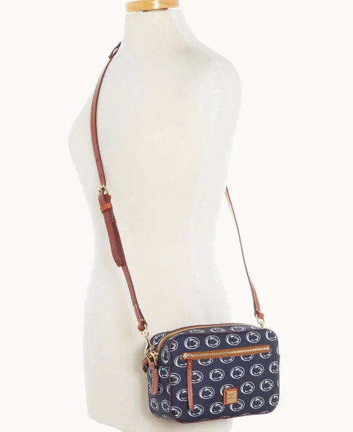 Dooney & Bourke Game Day Ready | Printed Fabric^Collegiate University Camera Zip Crossbody