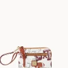 Dooney & Bourke Grab and Go | Wristlets^Collegiate Texas Achr(38)M University Zip Around Wristlet