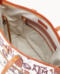Dooney & Bourke Game Day Ready | Printed Fabric^Collegiate Texas Achr(38)M University Tote