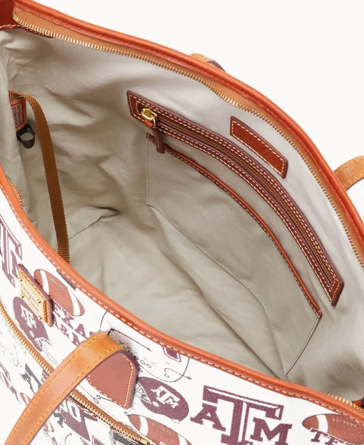 Dooney & Bourke Game Day Ready | Printed Fabric^Collegiate Texas Achr(38)M University Tote