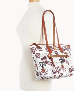 Dooney & Bourke Game Day Ready | Printed Fabric^Collegiate Texas Achr(38)M University Tote