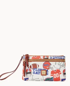 Dooney & Bourke Grab and Go | Wristlets^Collegiate a Double Zip Wristlet