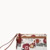 Dooney & Bourke Grab and Go | Wristlets^Collegiate a Double Zip Wristlet