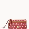 Dooney & Bourke Grab and Go | Wristlets^Collegiate a Double Zip Wristlet