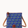 Dooney & Bourke Game Day Ready | Printed Fabric^Collegiate a Small North South Top Zip Crossbody