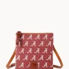 Dooney & Bourke Game Day Ready | Printed Fabric^Collegiate a Small North South Top Zip Crossbody