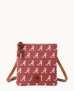 Dooney & Bourke Game Day Ready | Printed Fabric^Collegiate a Small North South Top Zip Crossbody