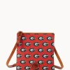 Dooney & Bourke Game Day Ready | Printed Fabric^Collegiate a Small North South Top Zip Crossbody