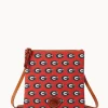 Dooney & Bourke Game Day Ready | Printed Fabric^Collegiate a North South Top Zip Crossbody