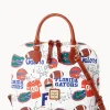 Dooney & Bourke Game Day Ready | Printed Fabric^Collegiate University of Florida Zip Zip Satchel