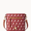 Dooney & Bourke Game Day Ready | Printed Fabric^Collegiate University of Alabama Small Zip Crossbody