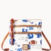 Dooney & Bourke Game Day Ready | Printed Fabric^Collegiate University of Kentucky N S Triple Zip Crossbody