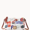 Dooney & Bourke Game Day Ready | Printed Fabric^Collegiate University of Florida Crossbody Pouchette