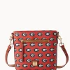 Dooney & Bourke Game Day Ready | Printed Fabric^Collegiate University of Georgia Small Zip Crossbody