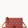 Dooney & Bourke Game Day Ready | Printed Fabric^Collegiate a Top Zip Crossbody