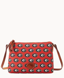 Dooney & Bourke Game Day Ready | Printed Fabric^Collegiate a Crossbody Pouchette