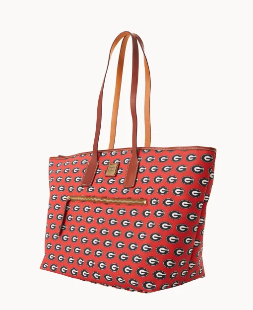 Dooney & Bourke Game Day Ready | Printed Fabric^Collegiate University of Georgia Large Tote