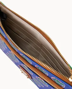 Dooney & Bourke Grab and Go | Wristlets^Collegiate a Double Zip Wristlet