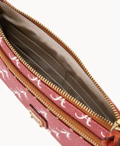 Dooney & Bourke Grab and Go | Wristlets^Collegiate a Double Zip Wristlet
