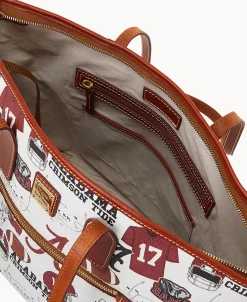 Dooney & Bourke Game Day Ready | Printed Fabric^Collegiate University of Alabama Tote