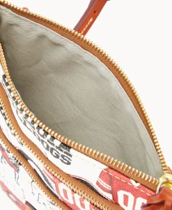 Dooney & Bourke Game Day Ready | Printed Fabric^Collegiate University of N S Triple Zip Crossbody