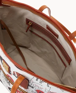 Dooney & Bourke Game Day Ready | Printed Fabric^Collegiate University of Georgia Tote