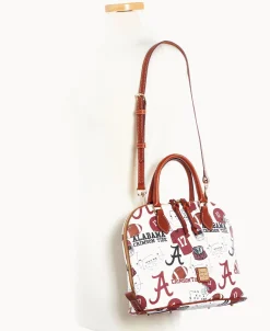 Dooney & Bourke Game Day Ready | Printed Fabric^Collegiate University of Alabama Zip Zip Satchel
